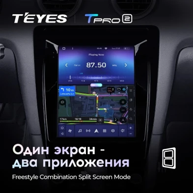 Штатная магнитола Tesla style Teyes TPRO 2 4/32 Audi A3 2 8P (2003-2013)