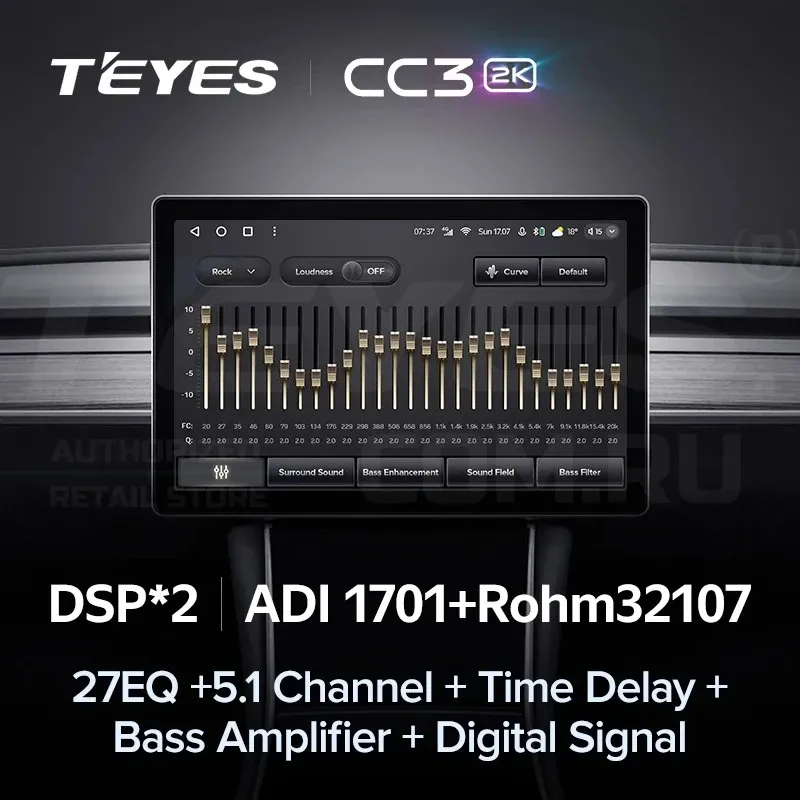 Штатная магнитола Teyes CC3 2K 6/128 LADA Iskra SW Cross 2025 Тип-A (13")