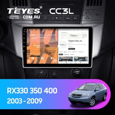 Штатная магнитола Teyes CC3L 4/32 Toyota Harrier (2003-2009)