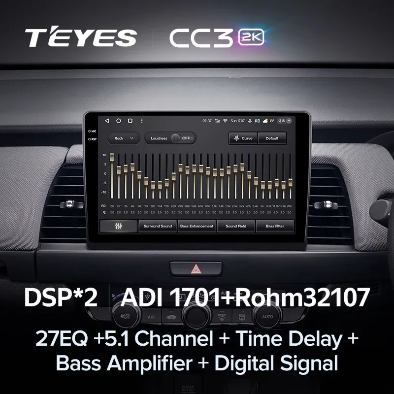 Штатная магнитола Teyes CC3 2K 6/128 Honda Jazz 4 (2020-2024) Тип-A Правый руль