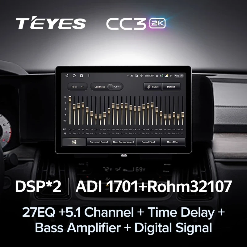 Штатная магнитола Teyes CC3 2K 360 6/128 Kia Sorento 4 MQ4 (2020-2024) (13")