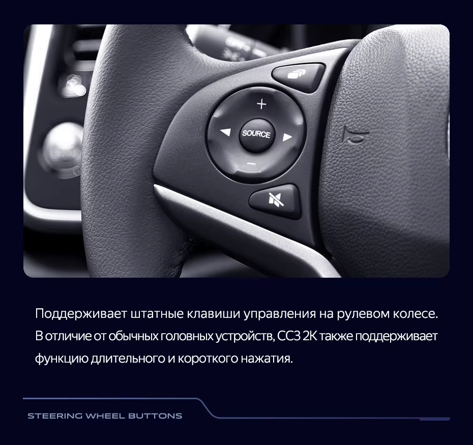 Штатная магнитола Teyes CC3 2K 360 6/128 Honda City (2014-2017) Тип-B