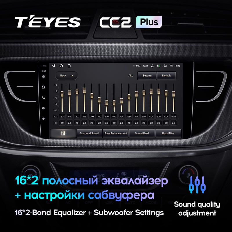 Штатная магнитола Teyes CC2 Plus 4/32 Geely Atlas NL-3 (2016-2020)