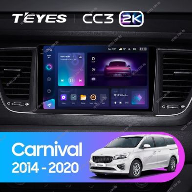 Штатная магнитола Teyes CC3 2K 6/128 Kia Carnival YP (2014-2021) F1 Тип-B