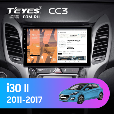 Штатная магнитола Teyes CC3 4/32 Hyundai i30 2 GD (2011-2017) (0din)