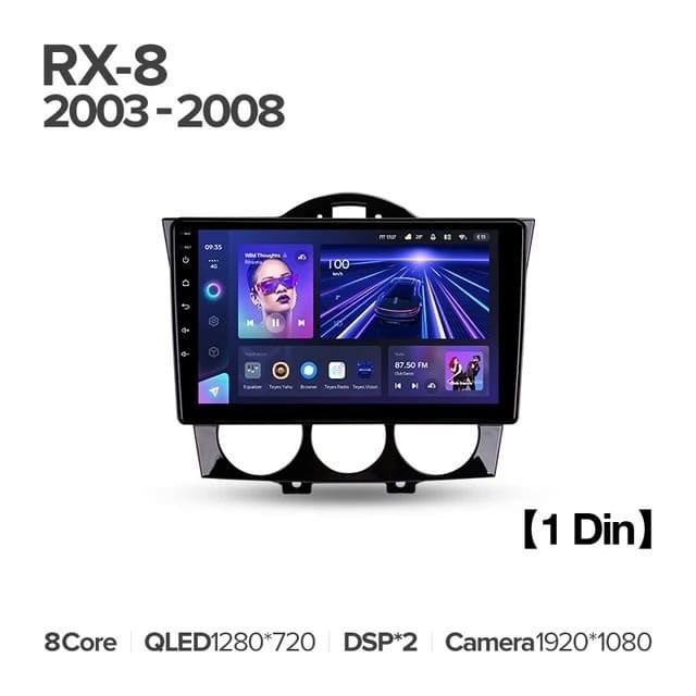 Штатная магнитола Teyes CC3L 4/64 Mazda RX-8 SE (2003-2008)