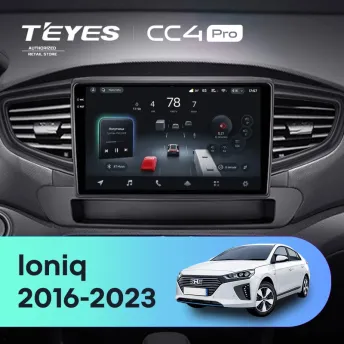 Штатная магнитола Teyes CC4 Pro 12/256 Hyundai Ioniq AE (2016-2023) Тип-B