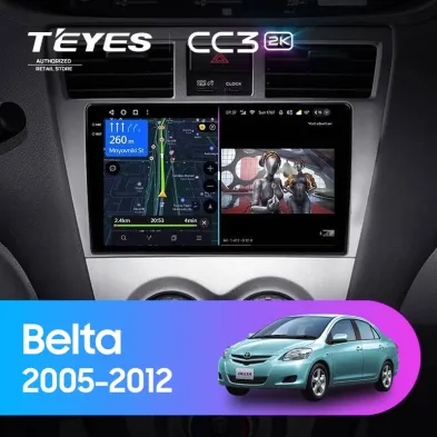 Штатная магнитола Teyes CC3 2K 4/32 Toyota Belta (2005-2012)