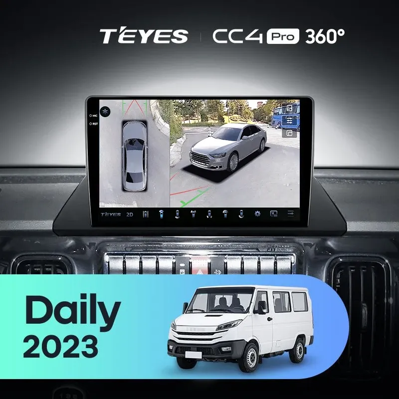 Штатная магнитола Teyes CC4 Pro 360 8/128 Iveco Daily (2023-2024)