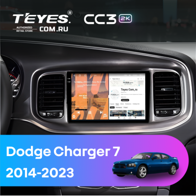 Штатная магнитола Teyes CC3 2K 360 6/128 Dodge Charger 7 (2010-2014)