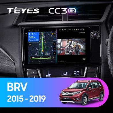 Штатная магнитола Teyes CC3 2K 360 6/128 Honda BRV (2015-2019) Правый руль