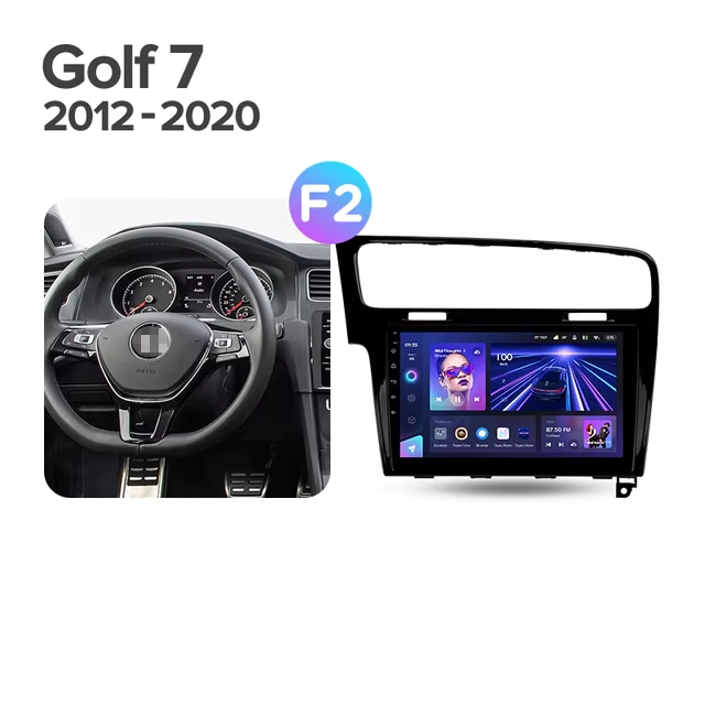 Штатная магнитола Teyes CC3L 4/64 Volkswagen Golf 7 MK7 (2012-2020) F2