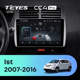 Штатная магнитола Teyes CC4 Pro 8/128 Toyota Ist XP110 (2007-2016)
