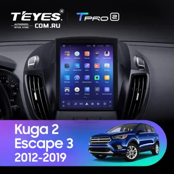 Штатная магнитола Tesla style Teyes TPRO 2 4/32 Ford Escape 3 (2012-2019)