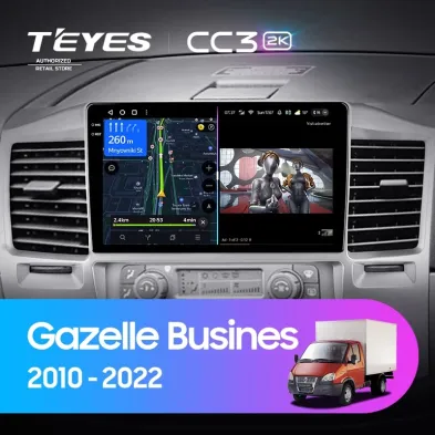 Штатная магнитола Teyes CC3 2K 360 6/128 для GAZ Газель Бизнес (2010-2022) F3