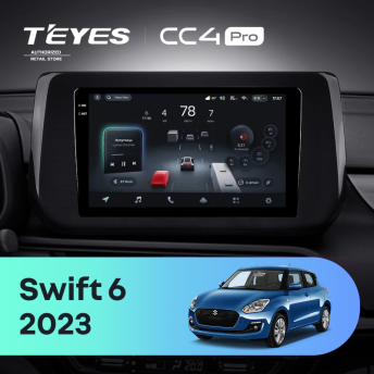 Штатная магнитола Teyes CC4 Pro 8/128 Suzuki Swift 6 2023