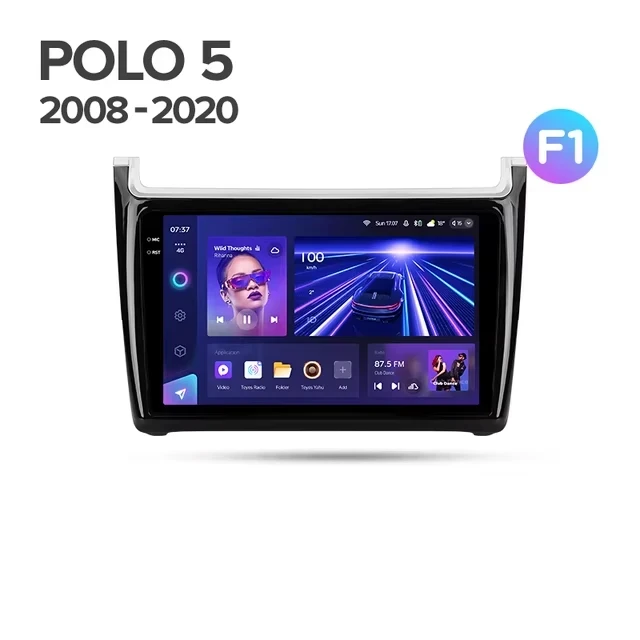 Штатная магнитола Teyes CC3 2K 6/128 Volkswagen Polo 5 (2008-2020) F1