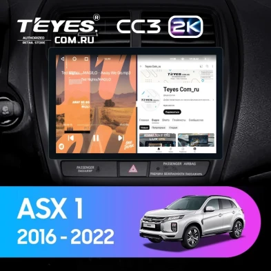 Штатная магнитола Teyes CC3 2K 4/32 Mitsubishi ASX (2016-2022) Тип-A (11")