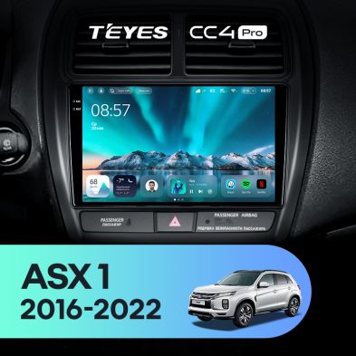 Штатная магнитола Teyes CC4 Pro 8/128 Mitsubishi ASX (2016-2022) Тип-B