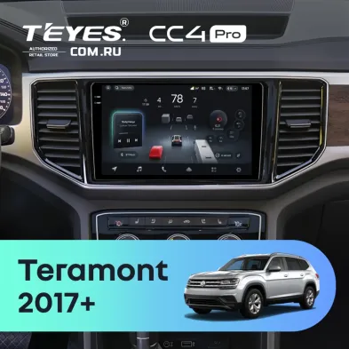 Штатная магнитола Teyes CC4 Pro 12/256 Volkswagen Teramont 2017+