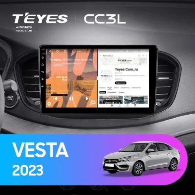 Штатная магнитола Teyes CC3L 4/32 Lada Vesta 2023+ F2 Тип-A