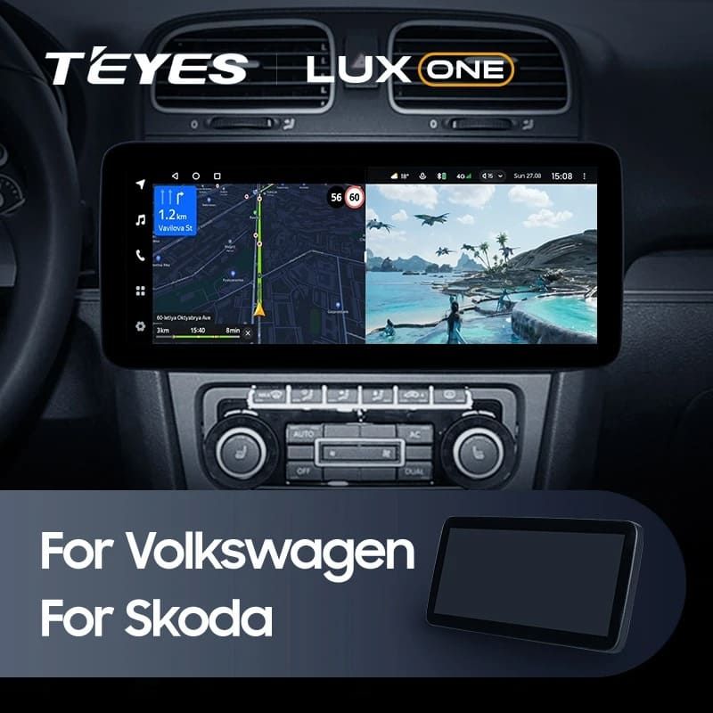 Штатная магнитола Teyes LUX ONE 4/32 Volkswagen Passat (2005-2011)