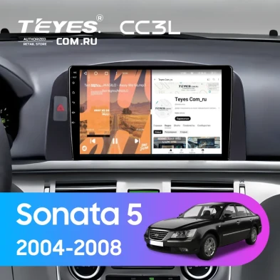 Штатная магнитола Teyes CC3L 4/64 Hyundai Sonata 5 NF (2004-2008) F2