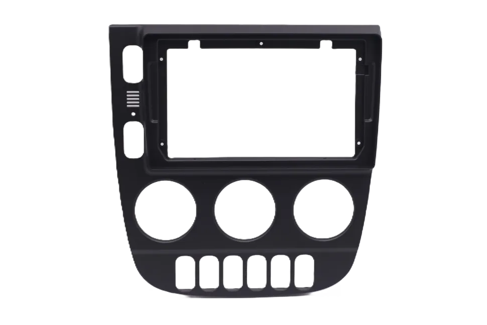 Переходная рамка Mercedes-Benz ML-Class W163 (1997-2005) (чёрная) (9")