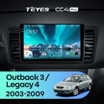 Штатная магнитола Teyes CC4 Pro 8/128 Subaru Outback 3 (2003-2009)