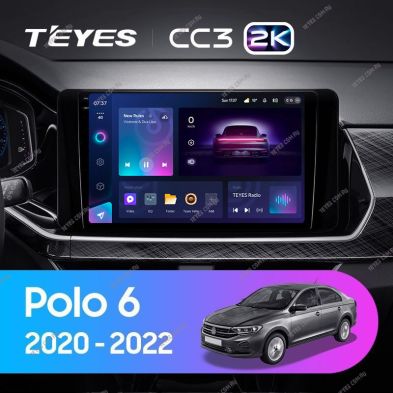 Штатная магнитола Teyes CC3 2K 6/128 Volkswagen Polo Mk6 (2020-2022) F3