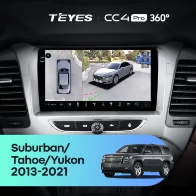 Штатная магнитола Teyes CC4 Pro 360 8/128 Chevrolet Tahoe K2UC (2013-2021)