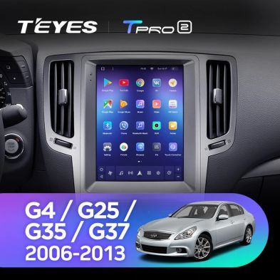 Штатная магнитола Tesla style Teyes TPRO 2 4/32 Infiniti G4 G25 G35 G37 (2006-2013)