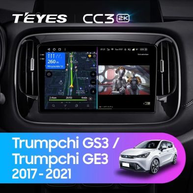 Штатная магнитола Teyes CC3 2K 4/32 GAC Trumpchi GS3 GE3 (2017-2021)