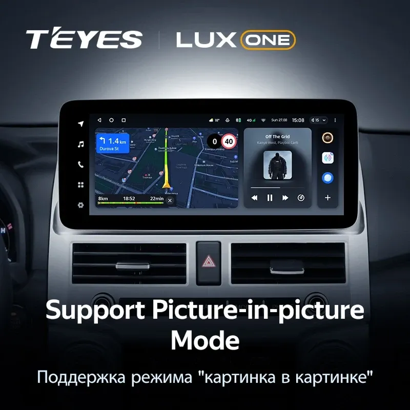 Штатная магнитола Teyes LUX ONE 360 6/128 Toyota 4Runner 5 N280 (2009-2024)