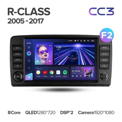 Штатная магнитола Teyes CC3 4/32 Mercedes-Benz R-Class W251 R280 R300 R320 (2005-2017) F2