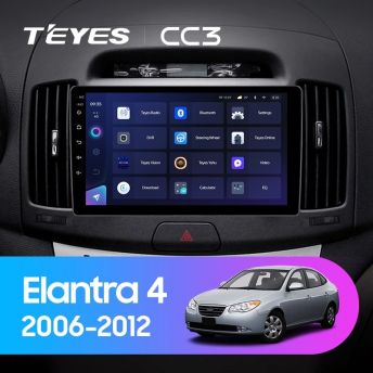 Штатная магнитола Teyes CC3 4/32 Hyundai Elantra 4 HD (2006-2012)