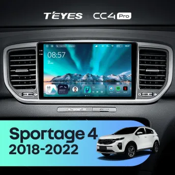 Штатная магнитола Teyes CC4 Pro 12/256 Kia Sportage 4 QL (2018-2022) Тип-B