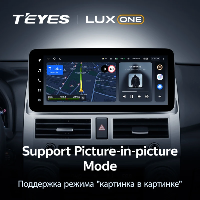 Штатная магнитола Teyes LUX ONE 4/32 Toyota 4Runner 5 N280 (2009-2024)