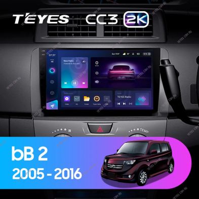 Штатная магнитола Teyes CC3 2K 4/32 Toyota bB 2 QNC20 (2005-2016)