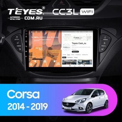 Штатная магнитола Teyes CC3L WiFi 2/32 Opel Corsa (2014-2019)