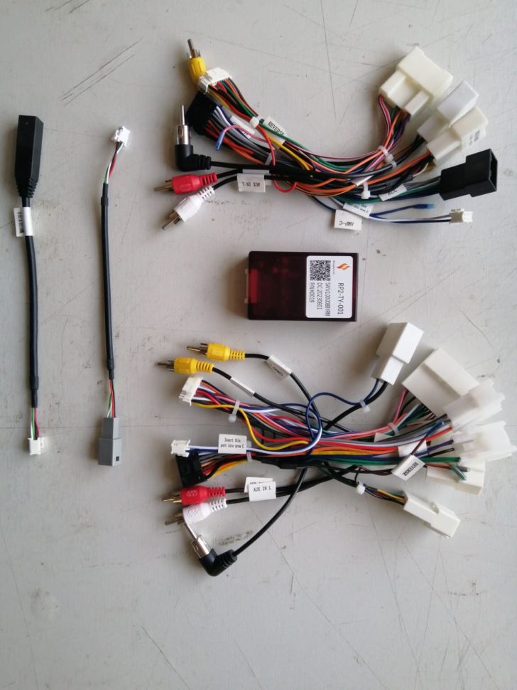 Проводка питания TEYES для Toyota Land Cruiser Prado 150 2022 + Canbus для подключения Android ГУ