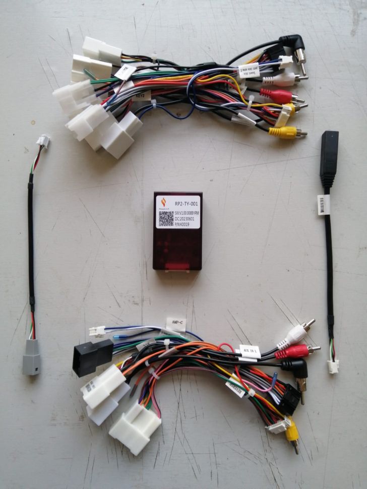 Проводка питания TEYES для Toyota Land Cruiser Prado 150 2022 + Canbus для подключения Android ГУ