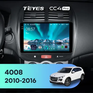 Штатная магнитола Teyes CC4 Pro 12/256 Peugeot 4008 (2010-2016) Тип-B