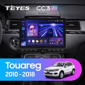 Штатная магнитола Teyes CC3 2K 6/128 Volkswagen Touareg FL NF (2010-2018) (13" с кнопками)