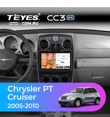Штатная магнитола Teyes CC3 2K 4/32 Chrysler PT Cruiser (2005-2010)