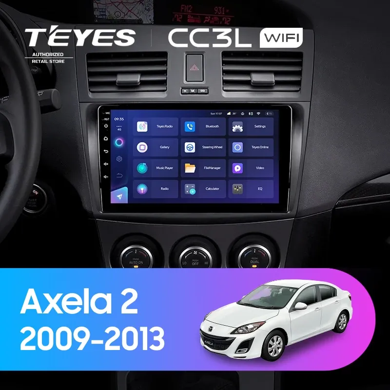 Штатная магнитола Teyes CC3L WiFi 2/32 Mazda Axela 2 (2009-2013)
