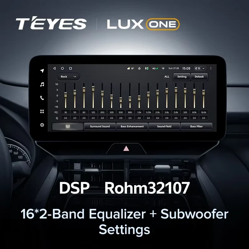 Штатная магнитола Teyes LUX ONE 4/32 Toyota Harrier 4 XU80 (2020-2022)