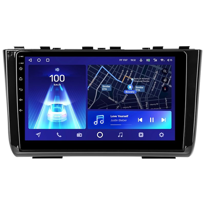 Переходная рамка Hyundai Creta 2021+ F2 глянцевая (10")