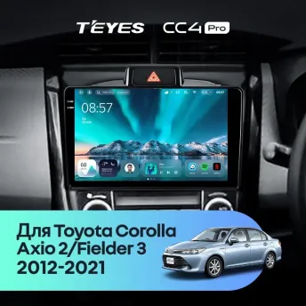 Штатная магнитола Teyes CC4 Pro 12/256 Toyota Corolla Axio 2 E160 (2012-2021)