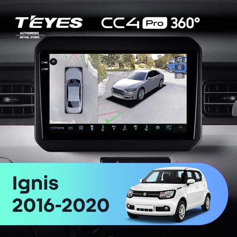 Штатная магнитола Teyes CC4 Pro 360 8/128 Suzuki Ignis (2016-2020)